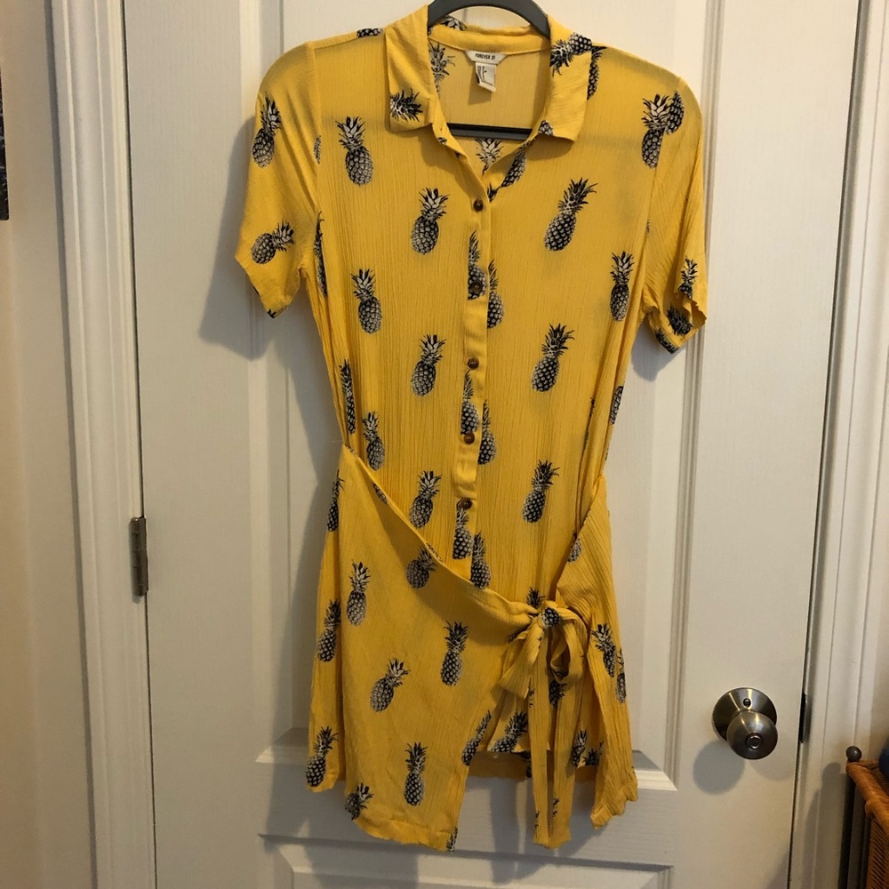 Yellow pineapple dress